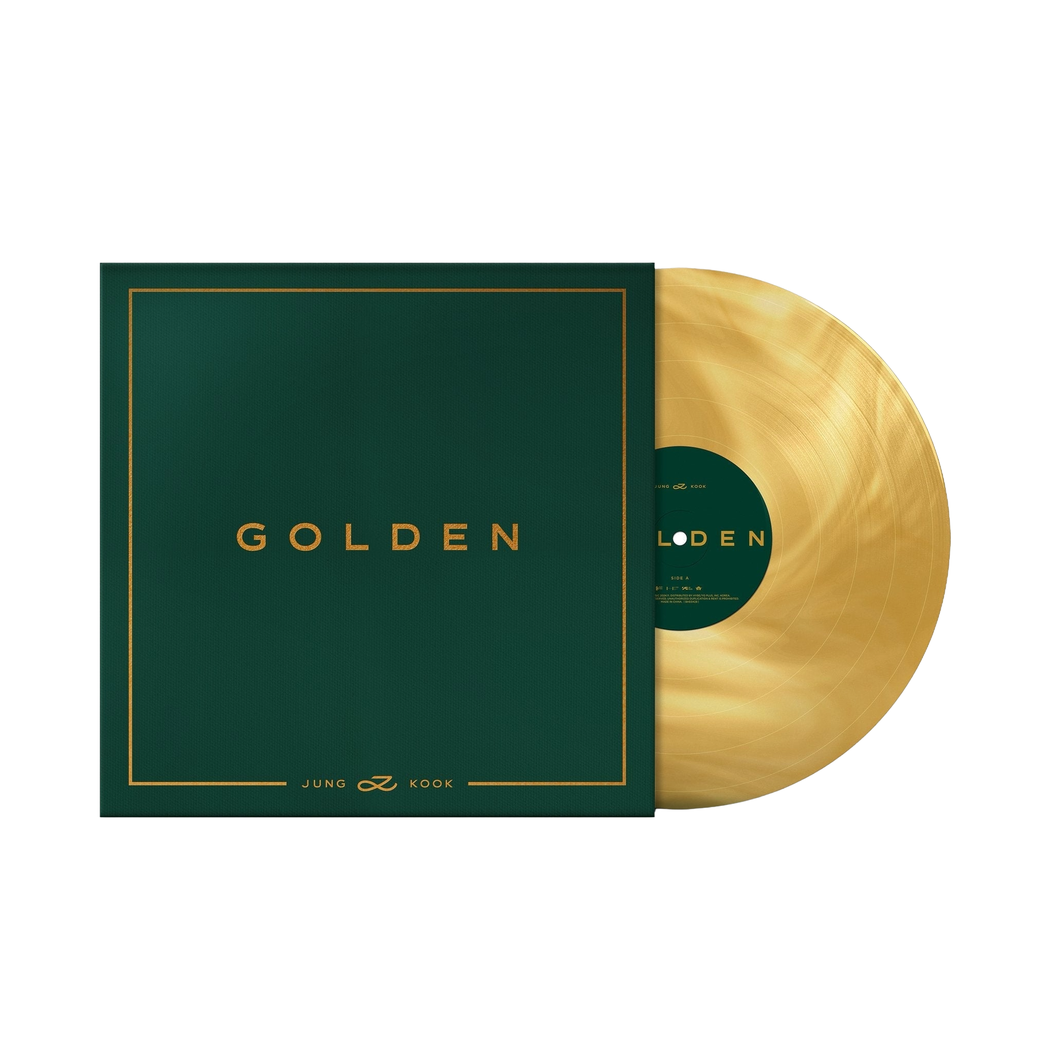 ジョングク vinyl musicplant GOLDEN ARIRANG JUNGKOOK GOLDEN 1st Album LP Vinyl Version - BTS Official Store CA
